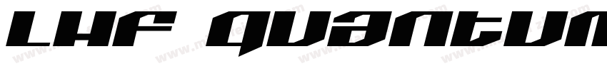 lhf quantum italic字体字体转换
